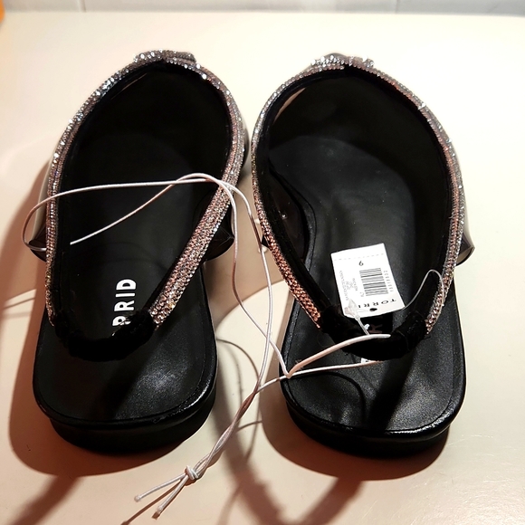❤️NWT VINTAGE TORRID SHOES - SLINGBACK RHINESTONE - PRINCESS FLAT WIDE WIDTH - Picture 6 of 15
